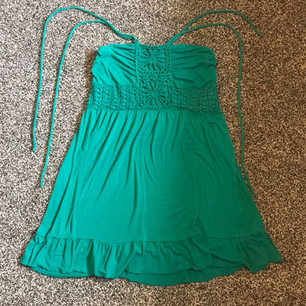 Susie Rose size XXL (19) Green dress/shirt